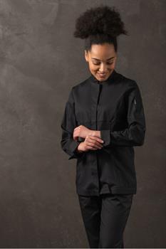 GIACCA CUCINA DONNA IMPULSE NERO BRAGARD