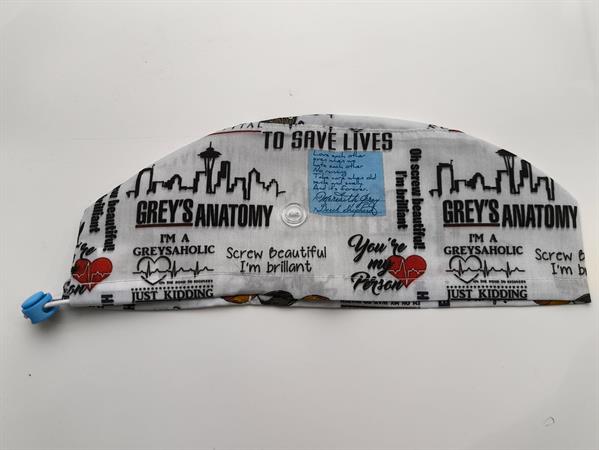 CUFFIA MEDICALE GREY'S ANATOMY BIANCO