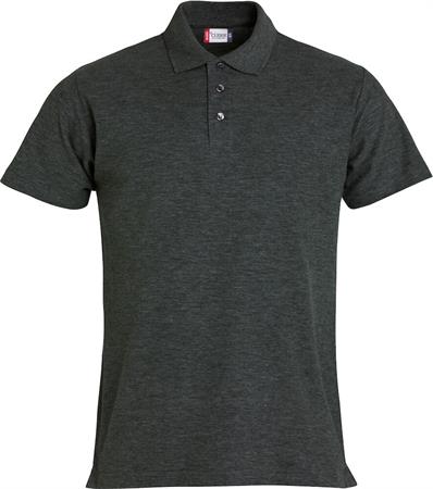 CLIQUE BASIC POLO ANTRACMELANGE 955