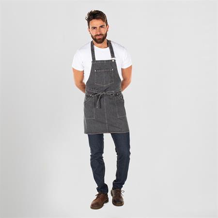 GREMBIULE PETTORINA JUHA GARYS JEANS NERO