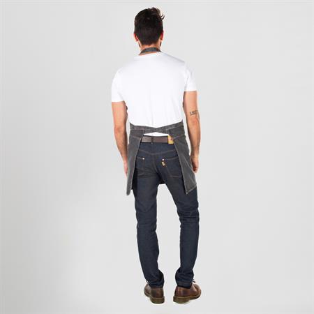 GREMBIULE PETTORINA JUHA GARYS JEANS NERO