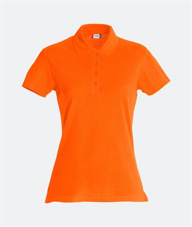CLIQUE BASIC POLO LADY ARANCIO 18
