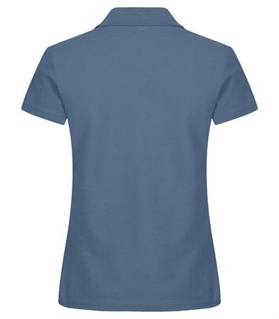 CLIQUE BASIC POLO LADY BLU ACCIAIO 595