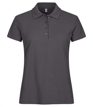 CLIQUE BASIC POLO LADY GRIGIO METALLO 956