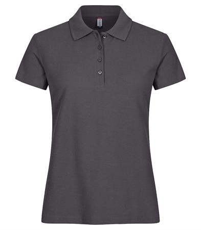CLIQUE BASIC POLO LADY GRIGIO METALLO 956