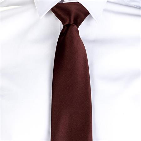 CRAVATTA SENZA NODO MARRON GARY'S