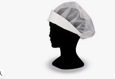 BERRETTO DONNA CON RETE BIANCO