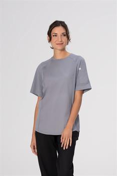 T-SHIRT CUCINA ARYES CHEF WORKS GRIGIO CHIARO