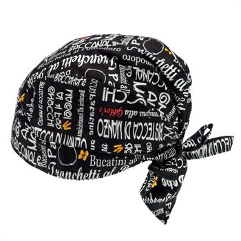 BANDANA MARTE FANTASIA M MENU NERO