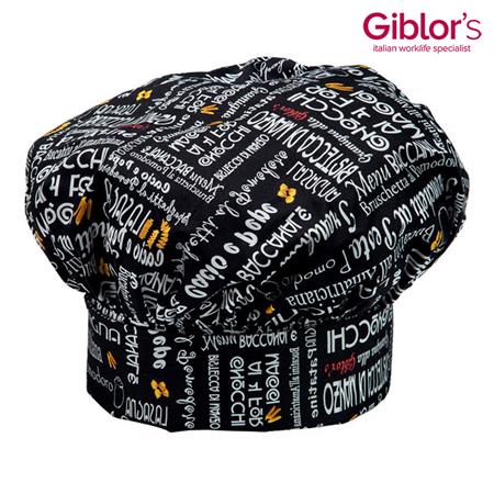 CAPPELLO CHEF FANTASIA MENU NERO
