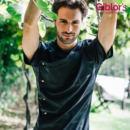 GIACCA CUOCO LAPO M/CORTA NERO